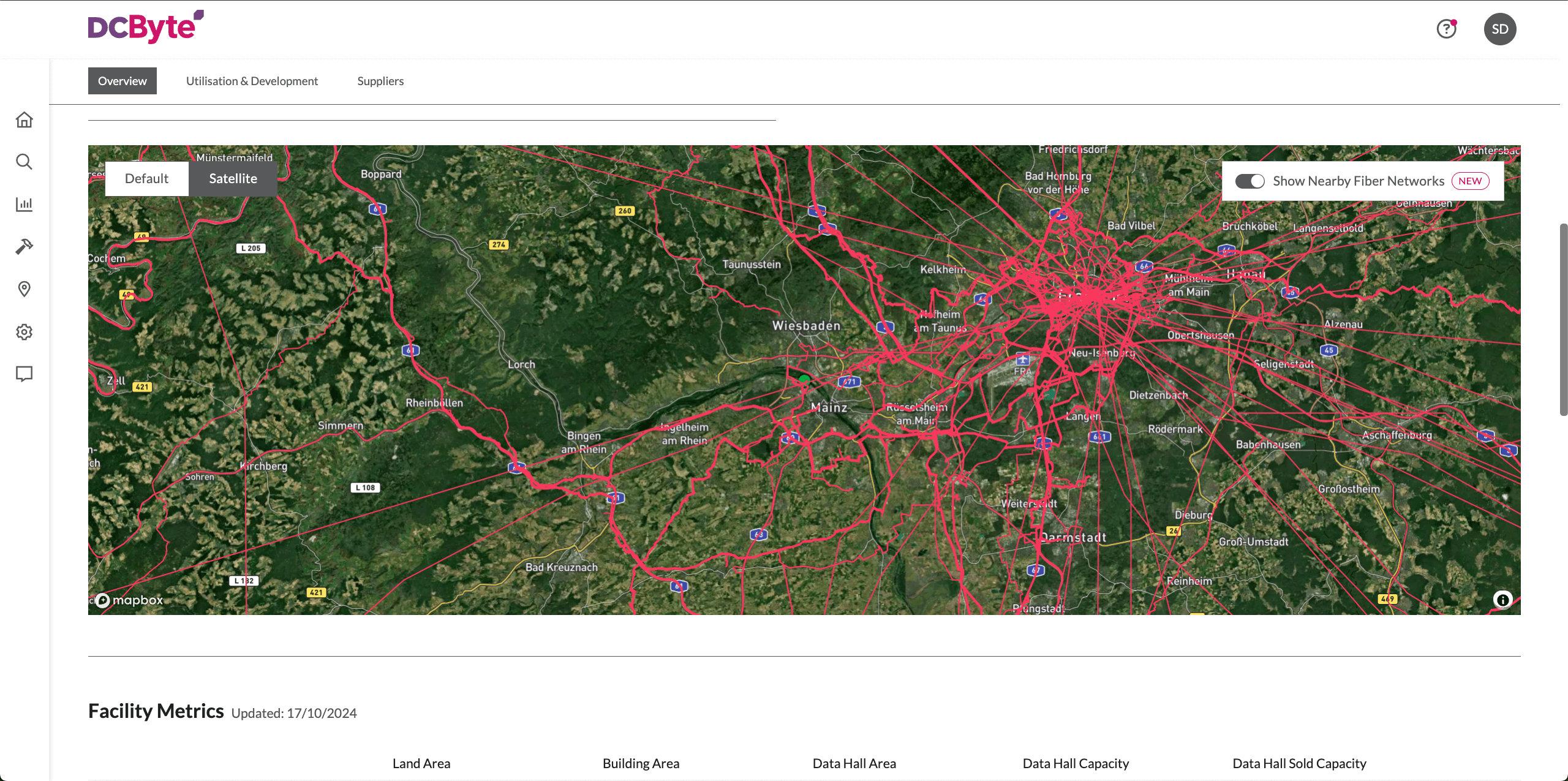Fiber Networks - Public Facility page